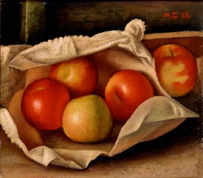 Manzanas en una bolsa, 1925