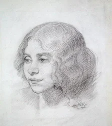 Cabeza de una niña