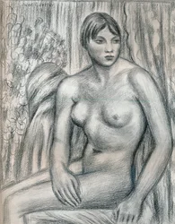 Estudio de Desnudo, siglo XX, 1932