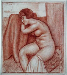 Figura Desnuda Sentada