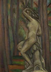Estatua en un Parque