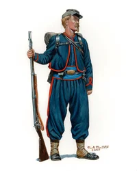 10.º Regimiento de Infantería de Nueva York, National Zouaves, 1.er uniforme de 1861, 2024