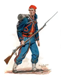 10.º Regimiento de Infantería de Nueva York, National Zouaves, 4.º uniforme de 1862, 2025