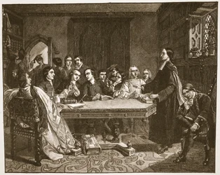 John Wesley y sus amigos en Oxford, ilustración de 