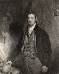 Sir Anthony Carlisle, grabado por H. Robinson, de 