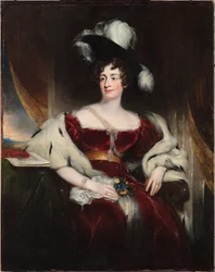 Retrato de Charlotte Florentia, Tercera Duquesa de Northumberland (1787-1866)