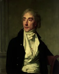 Retrato de Baptiste Cadet, actor francés, Pintura de Martin Drolling (1752-1817), óleo sobre lienzo