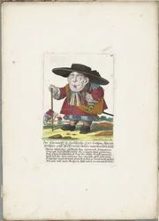 De dwerg Crispin Skarnitz, hacia 1710 El Ehrnveste y Hochweiße Herr Crispin, señor hereditario de Skarnitz auff Pfeffermühl, caballero de braitten huth (título sobre el objeto) Il Callotto resurcitato o Gabinete pequeño recién amueblado (título de la serie