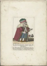 El dwerg Vincentz Zipperling en een bontjas, hacia 1710 Herr Vincentz Zipperling, el pariente más antiguo de Rath en Hirschau, con su cómodo abrigo holgado (título sobre el objeto) Il Callotto resurcitato o Gabinete pequeño recién amueblado (título de la s