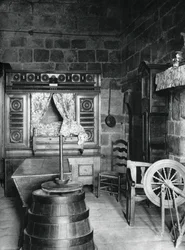 Interior, Dinan, Bretaña, Francia, 1937
