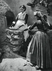 Mujeres en el horno, Cerdeña, Italia, 1937
