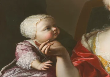 Retrato de la princesa Eleonora de Saboya (detalle)