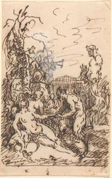 Sátiros y ninfas