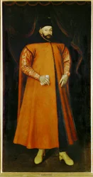 Esteban Bathory, rey de Polonia (pintura sobre lienzo)