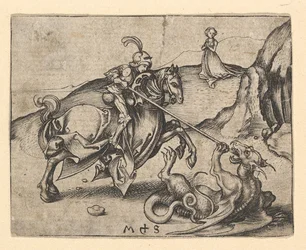 San Jorge matando al dragón, ca. 1435-1491