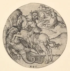 San Jorge matando al dragón, ca. 1435-1491