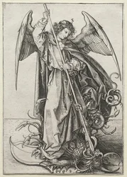 El Arcángel Miguel atravesando al dragón, c. 1475