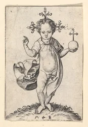 El niño Cristo con un orbe