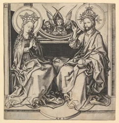 La entronización de la Virgen, ca. 1435-1491.