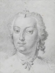 Dibujo de María Teresa de Martin van Meyten 1741