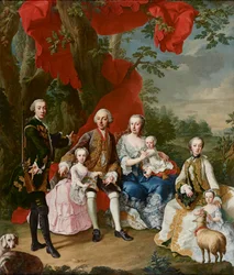 La familia del conde Nikolaus Pálffy von Erdöd