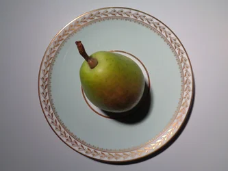 Porcelana de Lorenz Hutschenreuther con pera