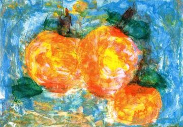 Bayas naranjas en invierno