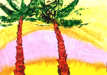 Bajo las palmeras
