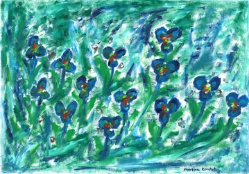 Prado de violetas