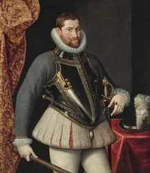 Retrato de Rodolfo II de Austria (1552-1612), Emperador del Sacro Imperio Romano