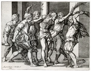 La Flagelación de Cristo, 1568, 1937