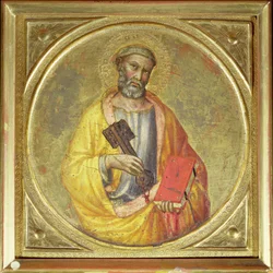 San Pedro Apóstol (témpera sobre fondo de oro labrado)