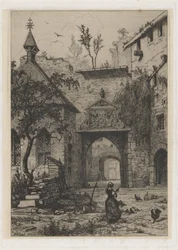 Entrada al castillo de Hollenfeltz.