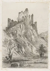 Ruina del castillo de Montaigle