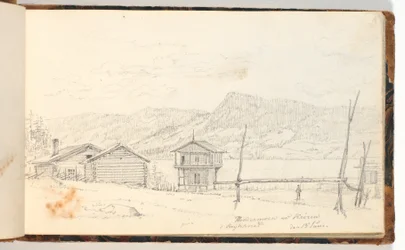 Paisaje con granjas