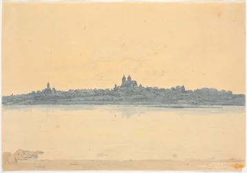 Viborg visto desde Asmild Klosterhave cerca de Søndersø
