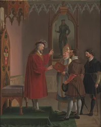 Adolfo, Duque de Schleswig-Holstein, Rechaza la Oferta de Acceder al Trono Danés. Copia de C. W. Eckersberg