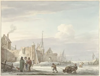 Paisaje urbano en invierno