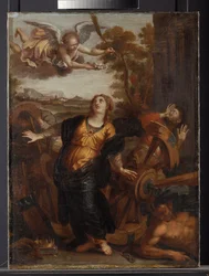 Santa Catalina de Alejandría, c.1650-99 (óleo sobre lienzo)