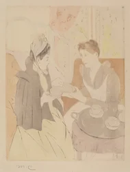 Fiesta de té por la tarde, 1890-1891