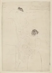 Recolectando fruta, c. 1893