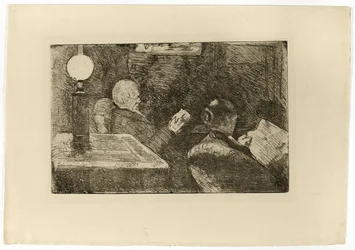 El Sr. y la Sra. Cassatt leyendo