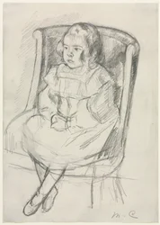 Simone sentada, c. 1903