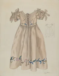 Vestido infantil, c. 1936