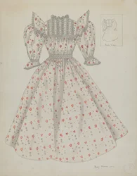 Vestido de muñeca, c. 1936