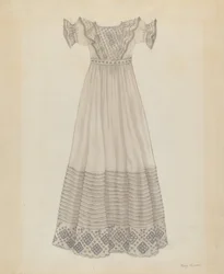 Vestido de bebé, c. 1936