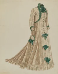 Vestido de mañana, 1935-1942