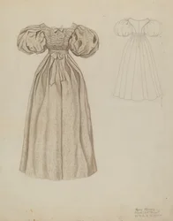 Vestido de novia, c. 1937