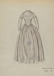 Vestido de novia, c. 1939