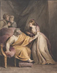 Lear y Cordelia